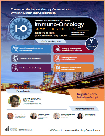 2023 The Immuno-Oncology Summit Brochure