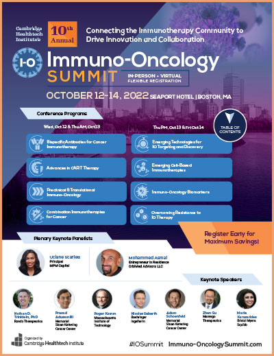2022 The Immuno-Oncology Summit Brochure