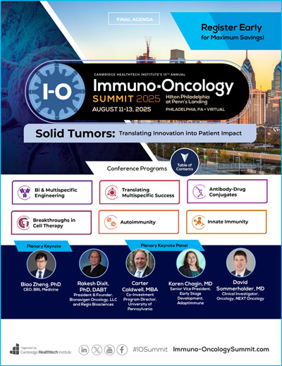 2025 The Immuno-Oncology Summit Brochure