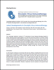 Oncolytic Virus Immunotherapy Meeting Review 2017